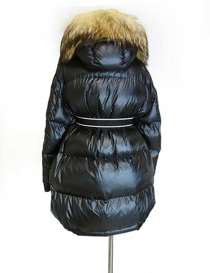 rin様専用 PRADA Foxファーフーディ トライアングル ダウンジャケット