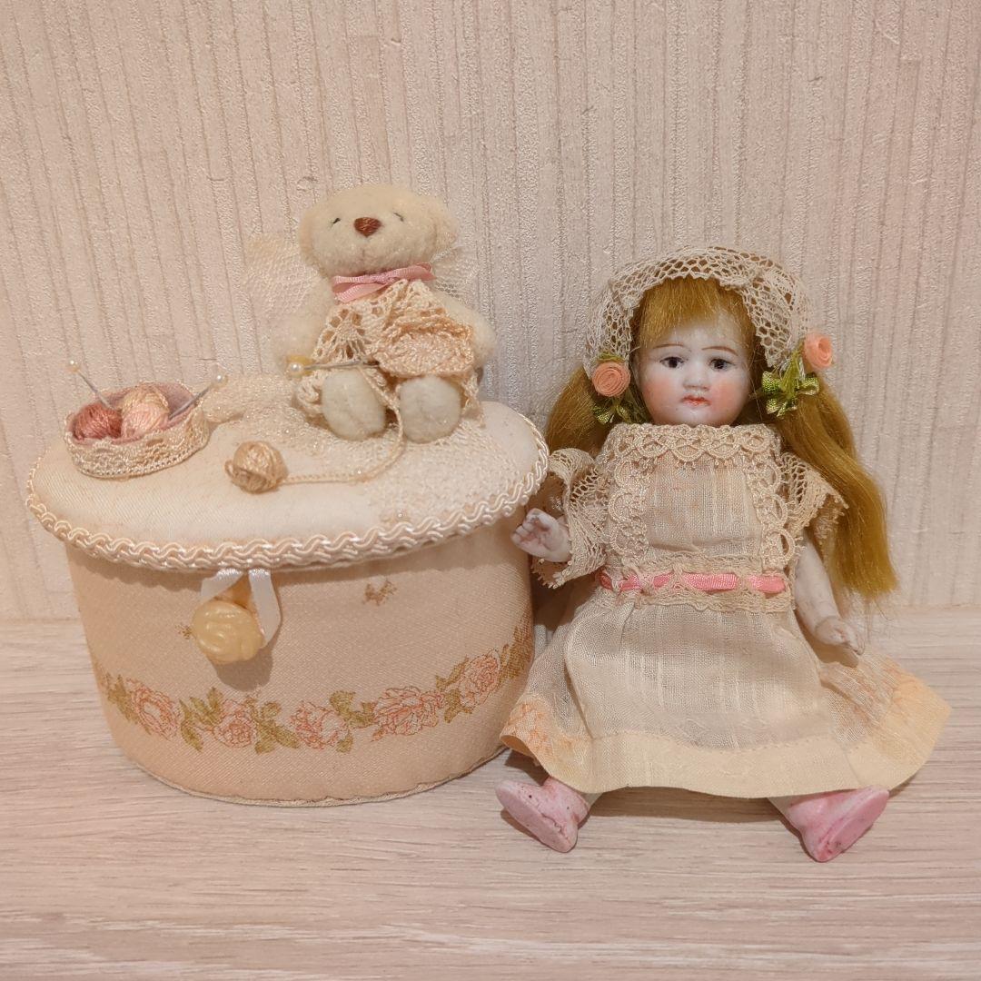 6/10まで15%off♡　アンティーク　オールビスク　ミニョネット　ドイツ