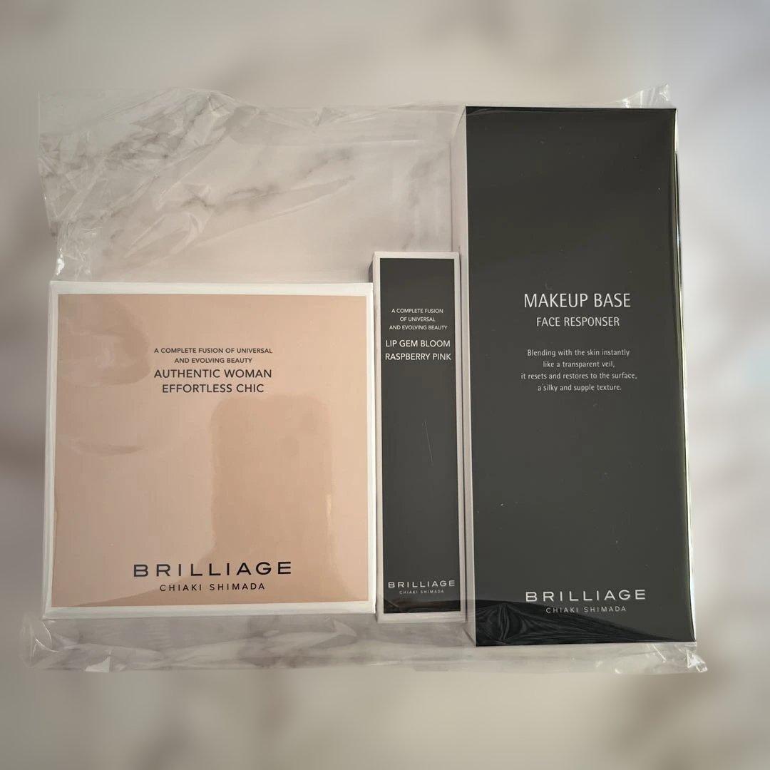 【新品未開封】ブリリアージュパウダリーファンデーション40 普通肌セット 今冬のキーワードは“スモーキーピンク” 。華やかできらびやかな肌に