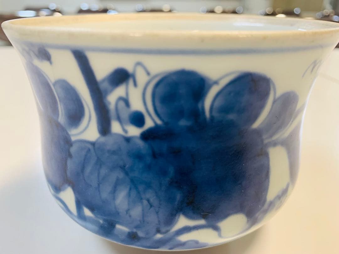 中国清時代中早期染付焼き物