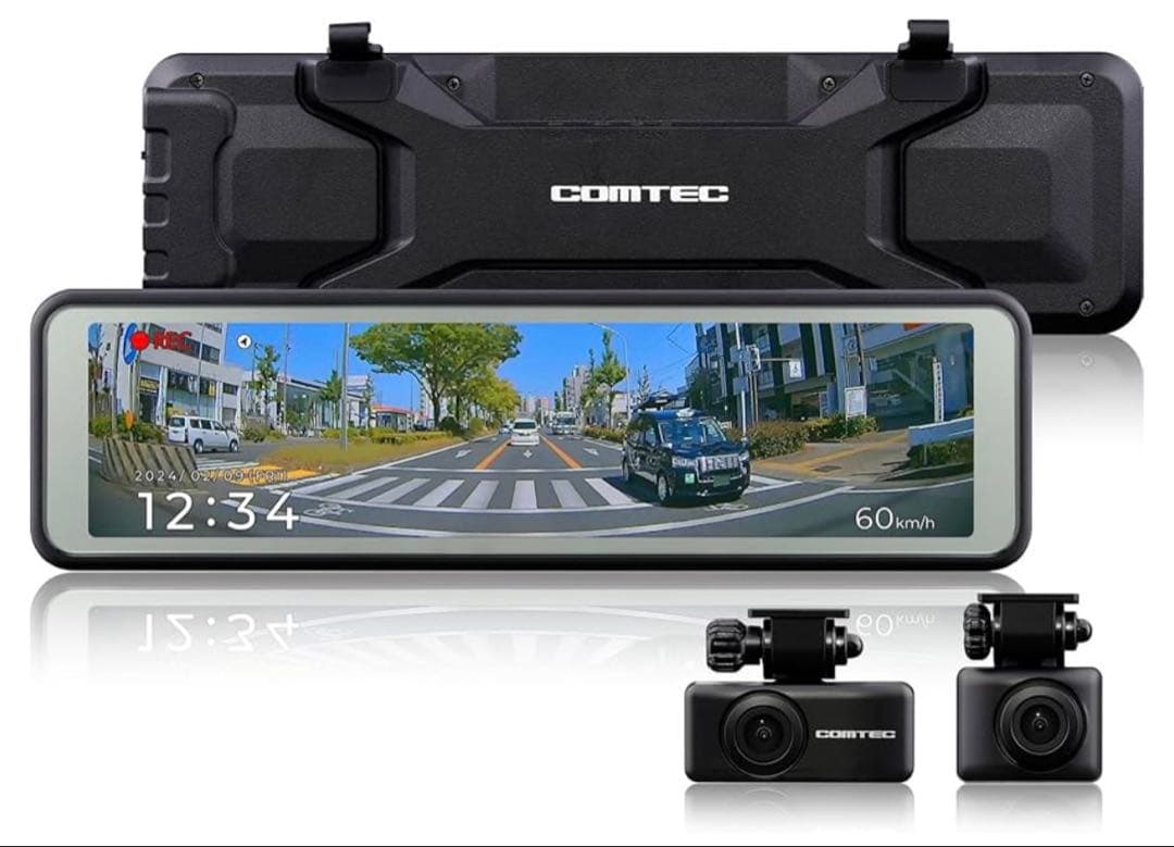 512425 コムテック ミラー型ドライブレコーダー ZDR048