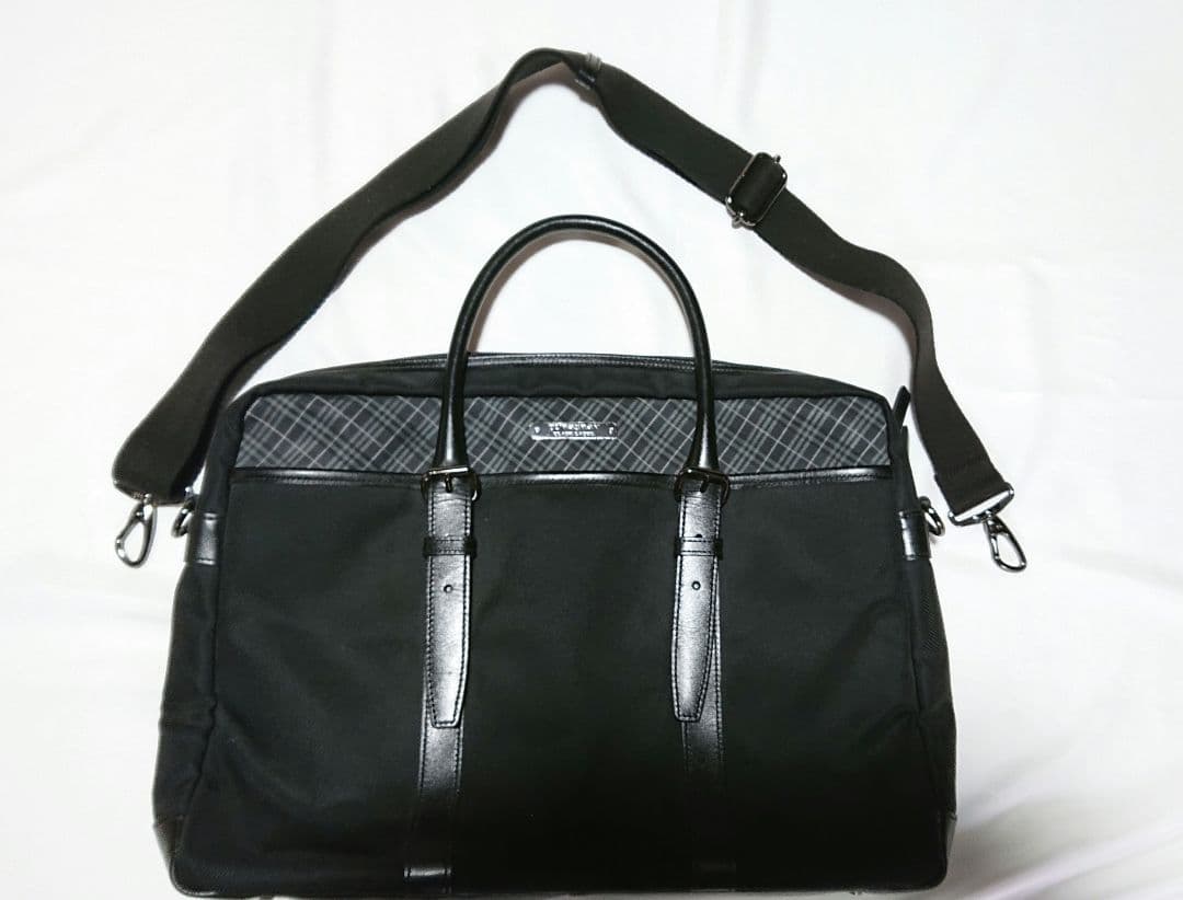 ボブ　ビジネスバッグ ノバチェック 黒