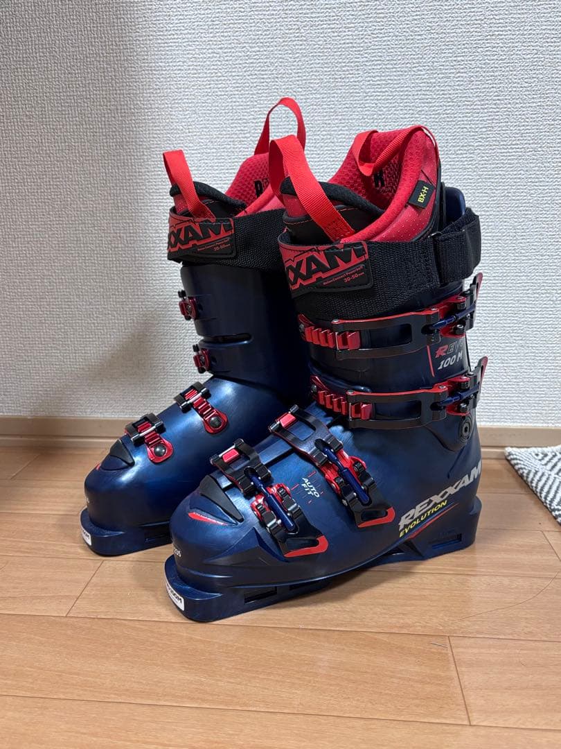 【美品】REXXAM R-EVO 100M 23.5cm スキーブーツ レグザム