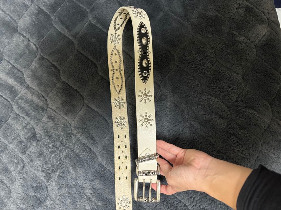 スタッズベルト ホワイトせんよう