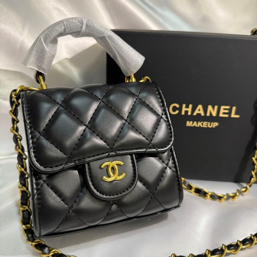 CHANELノベルティバック シャネル【CHANEL】ボストンバッグ ノベルティ ブラック 旅行鞄