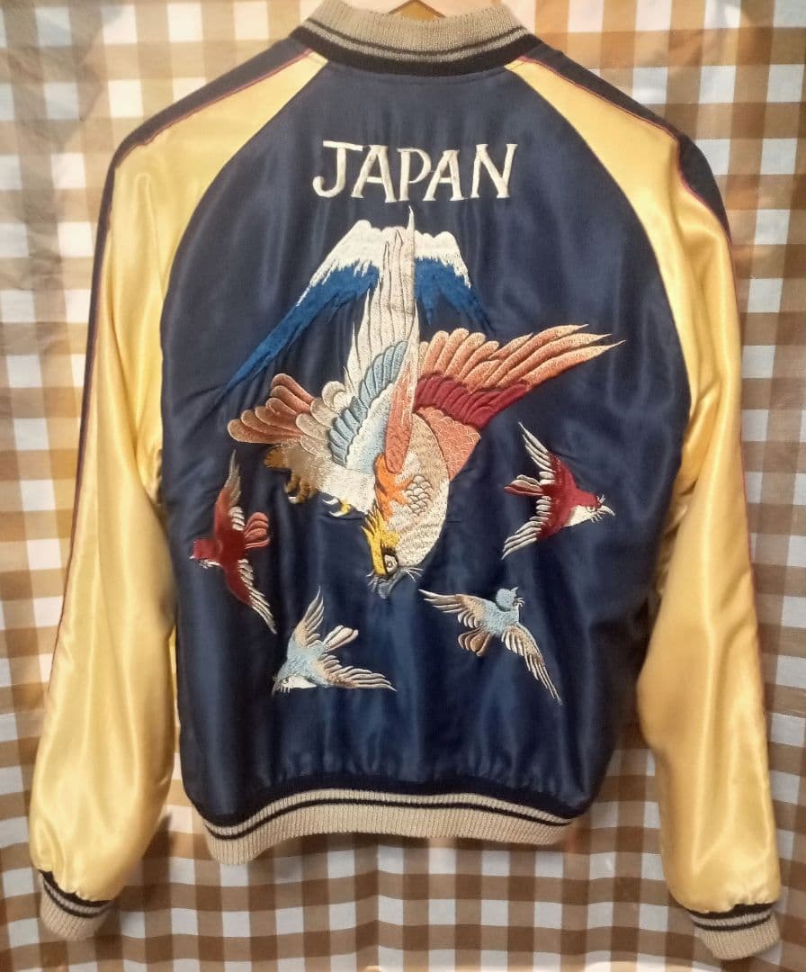 テーラー東洋 リバーシブル スカジャン 鷹 龍 Mサイズ