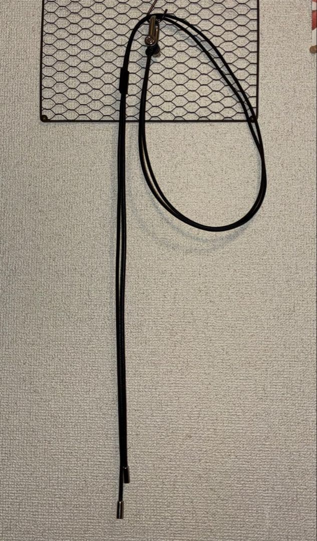 ANCELLMアンセルム　LEATHER ROPE BELT ANC-GD12