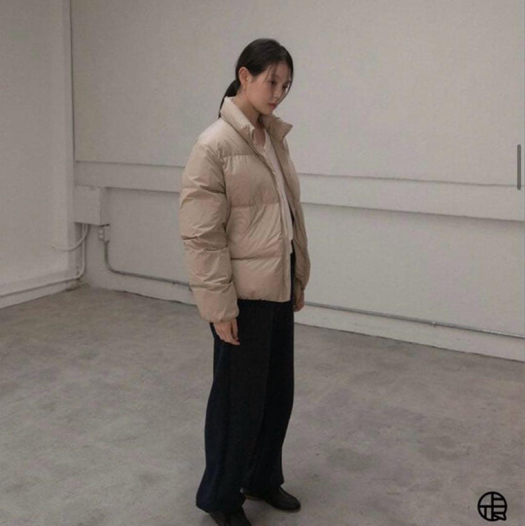 完売♦︎OHOTORO ダウンジャケット heritage downサンドベージュ