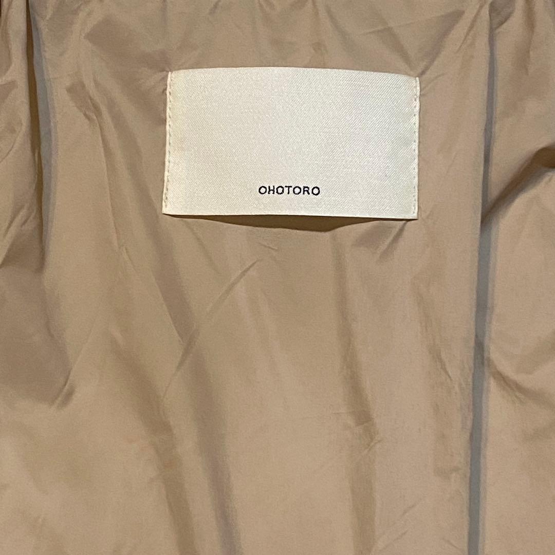 完売♦︎OHOTORO ダウンジャケット heritage downサンドベージュ