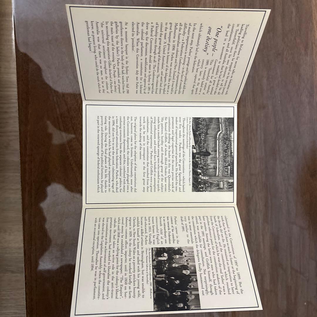 1996年 オーストラリア プルーフコイン 6種セット【連邦の父 記念硬貨