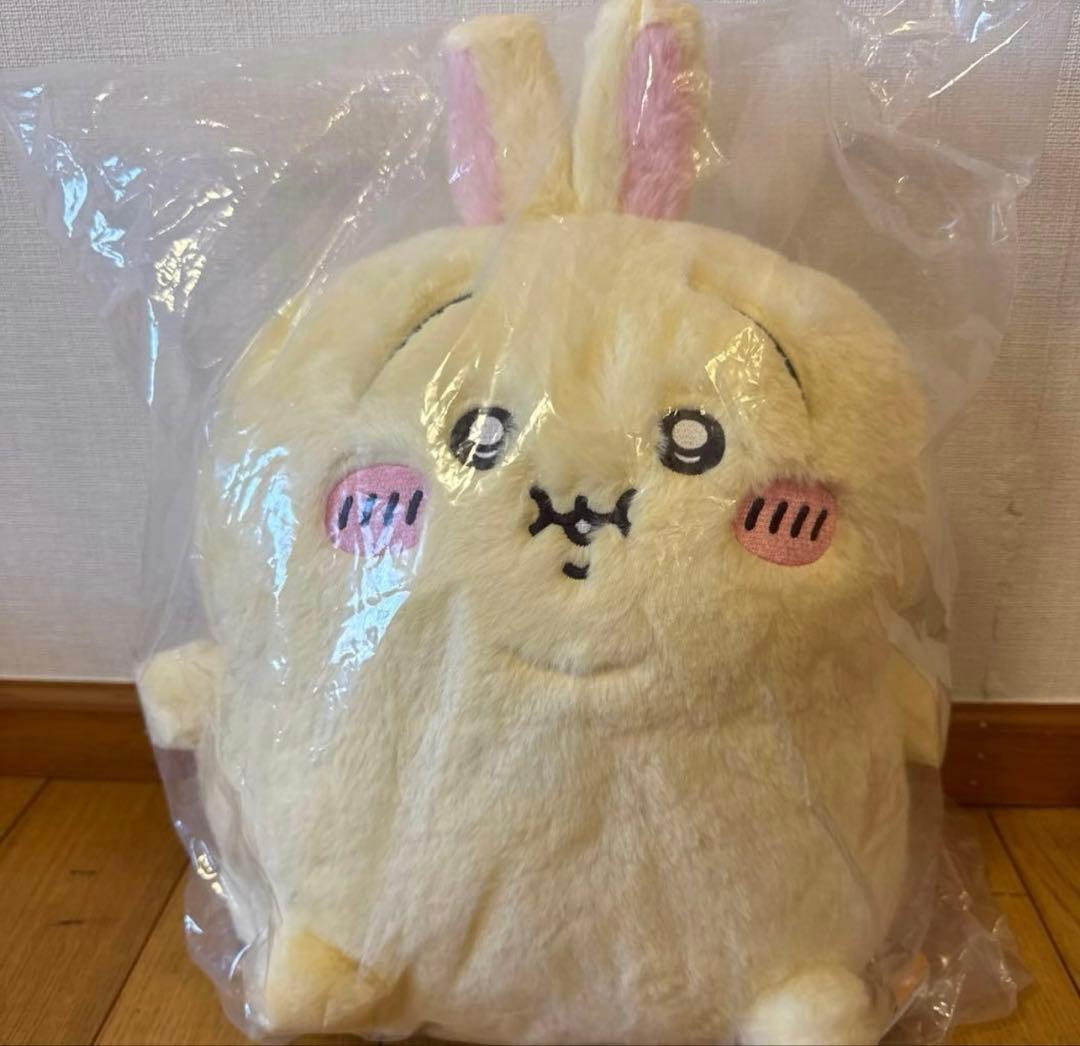 新品未開封】ちいかわ 重め ぼっちゃり抱っこぬいぐるみ うさぎ - メルカリ