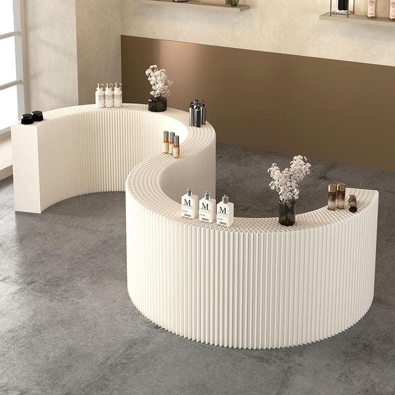 ディスプレイラック長さ2-3ｍ高さ78㎝ 展示台 陳列台 組立不要 折りたたみ