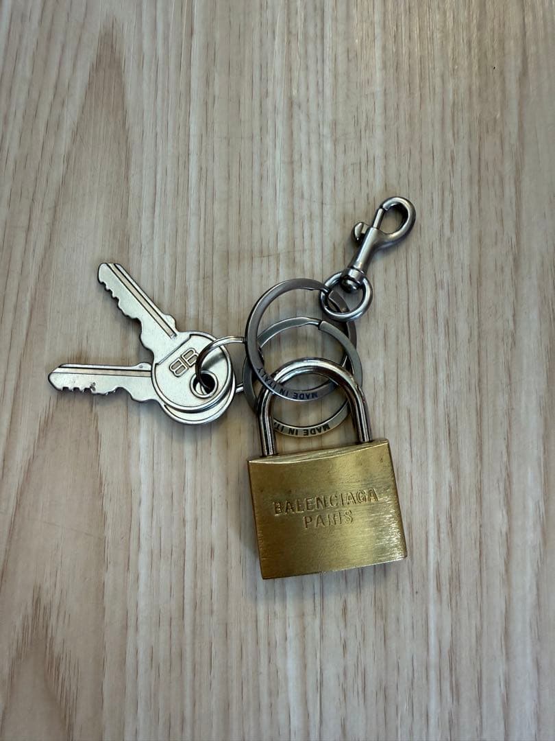 BALENCIAGA 南京錠 ゴールド バレンシアガ ロックチェーンブレスレット Lock chain bracelet