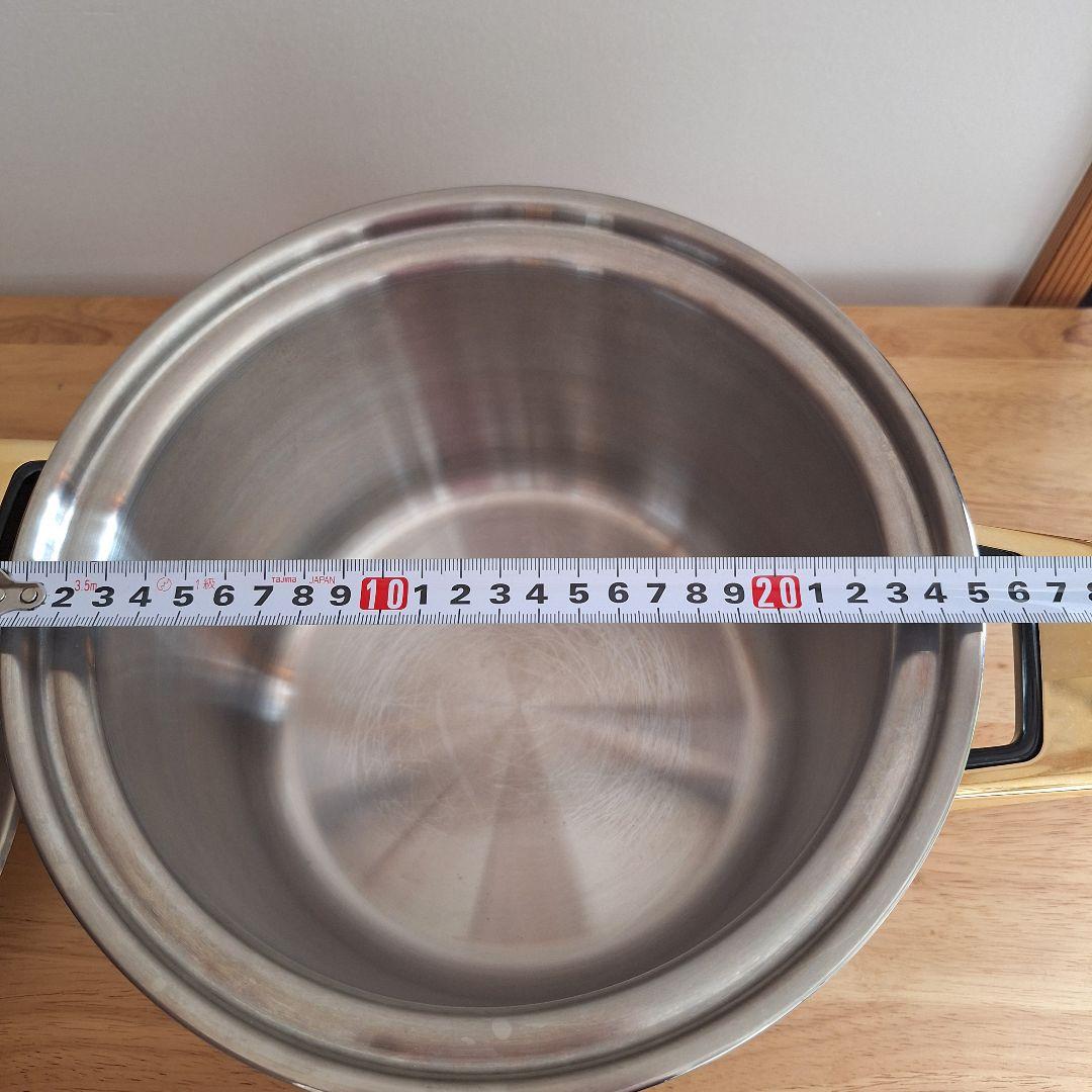 タッパーウェア レインボークッカー 21cm 寸胴鍋 両手 - メルカリ