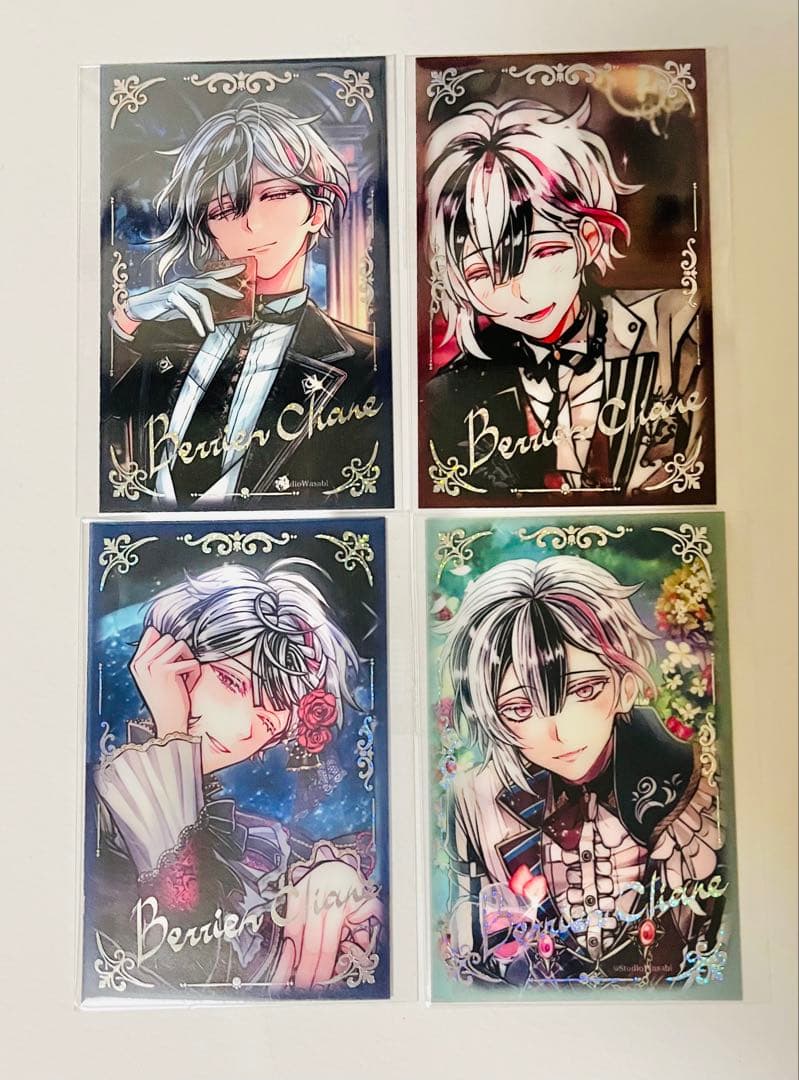 悪魔執事と黒い猫 あくねこ ベリアン バースデー 箔押し クリアカード