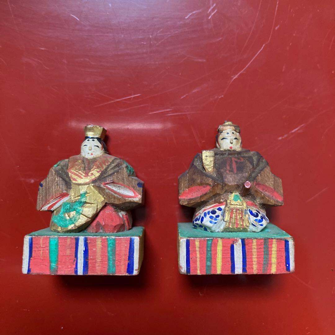 雛人形　一刀彫 繭／奈良町南観光案内所：一刀彫 荒木義人 立雛・内裏雛 販売の