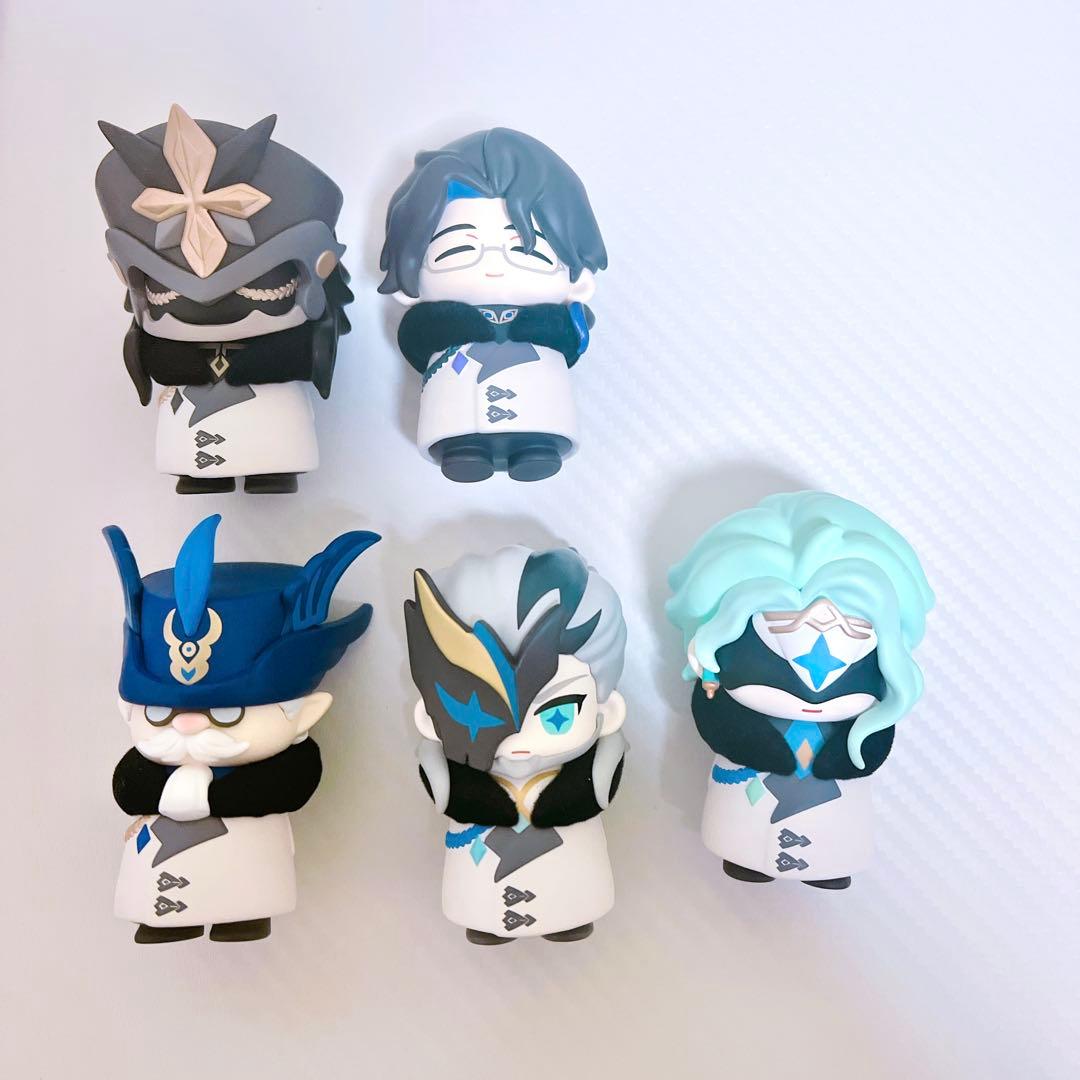 原神 ファデュイ 執行官 フィギュア 博士 隊長 雄鶏 富者 道化 5体