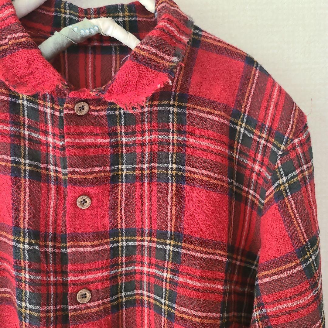 【美品】45rpm ◡̈ シャツ　タータンチェック
