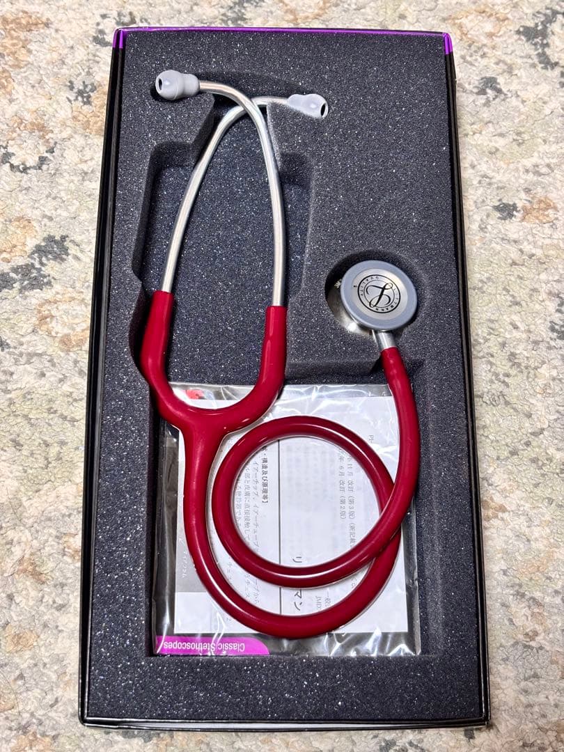 【さらに値下げしました】Littmann Classic III 赤 聴診器