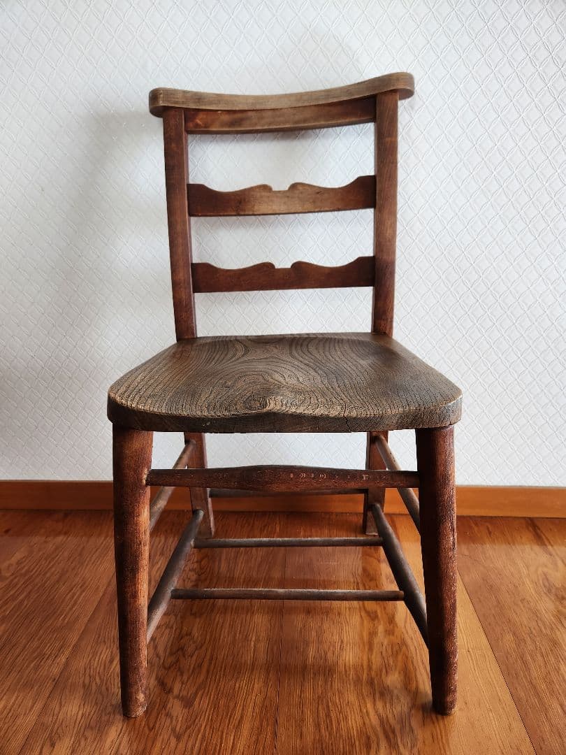 チャーチチェア　アンティーク イギリス アンティーク ラッシュシート チャーチチェア | キヤ