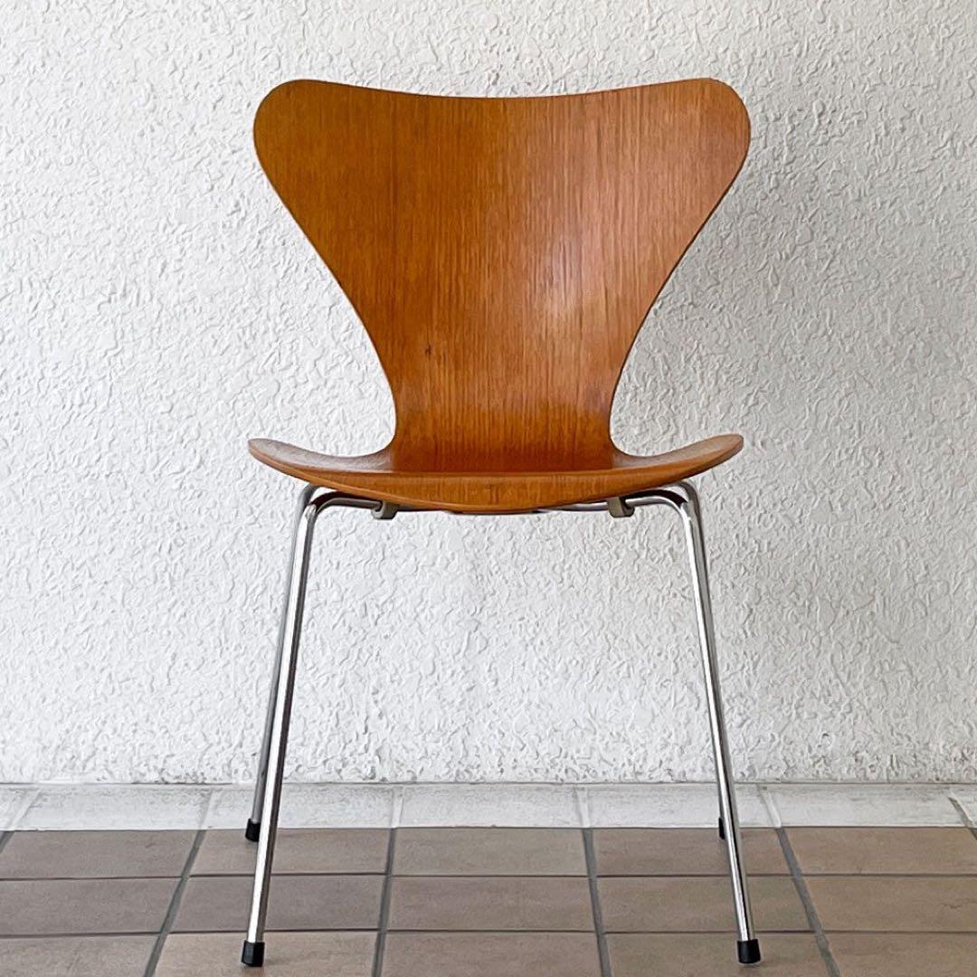 フリッツハンセン セブンチェア 希少 チーク材 アルネ•ヤコブセン ビンテージ