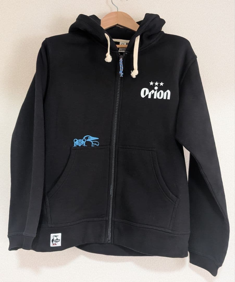 【完売品・新品未使用】ORION×CHUMS コラボパーカー25FW 黒 L