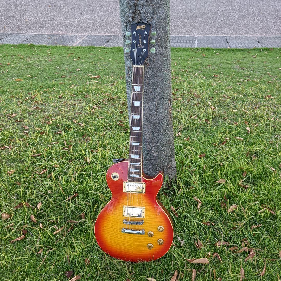 Bitz Leopard エレキギター サンバースト 傷あり 音よし エレキギター サンバーストカラー - メルカリ
