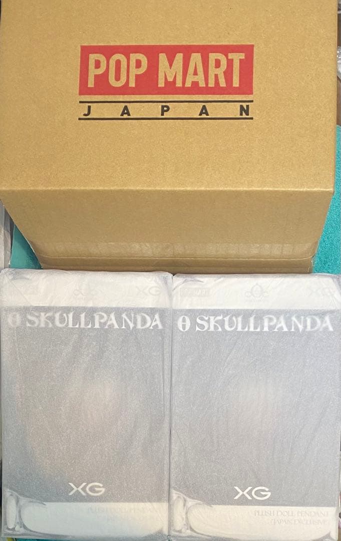SKULLPANDAスカルパンダ XG 日本限定 ぬいぐるみペンダント 2個