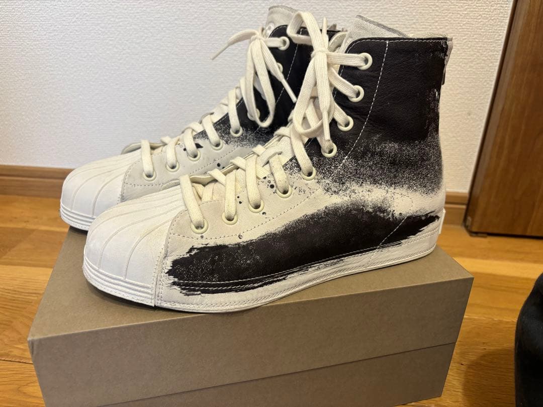 靴 Y-3 nizzastar hi 26ss adidas Y-3 NIZZASTAR HI Shoes - White | Free Shipping with adiClub