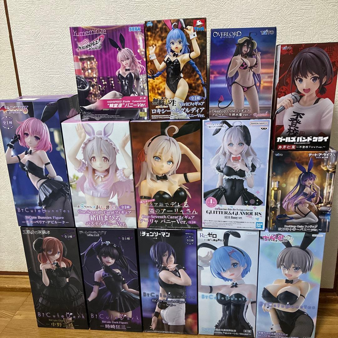 限定値下げ　プライズフィギュア　まとめ売り　美少女　レゼ　バニー　14点