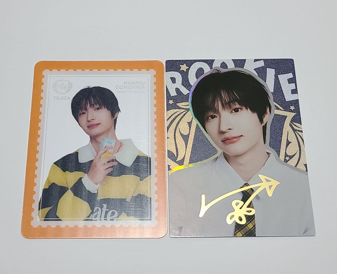 DONGHWA ドンファ 2枚 Teleca KickFlip K-POP KickFlip My First Flip ドンファ（黒） - メルカリ