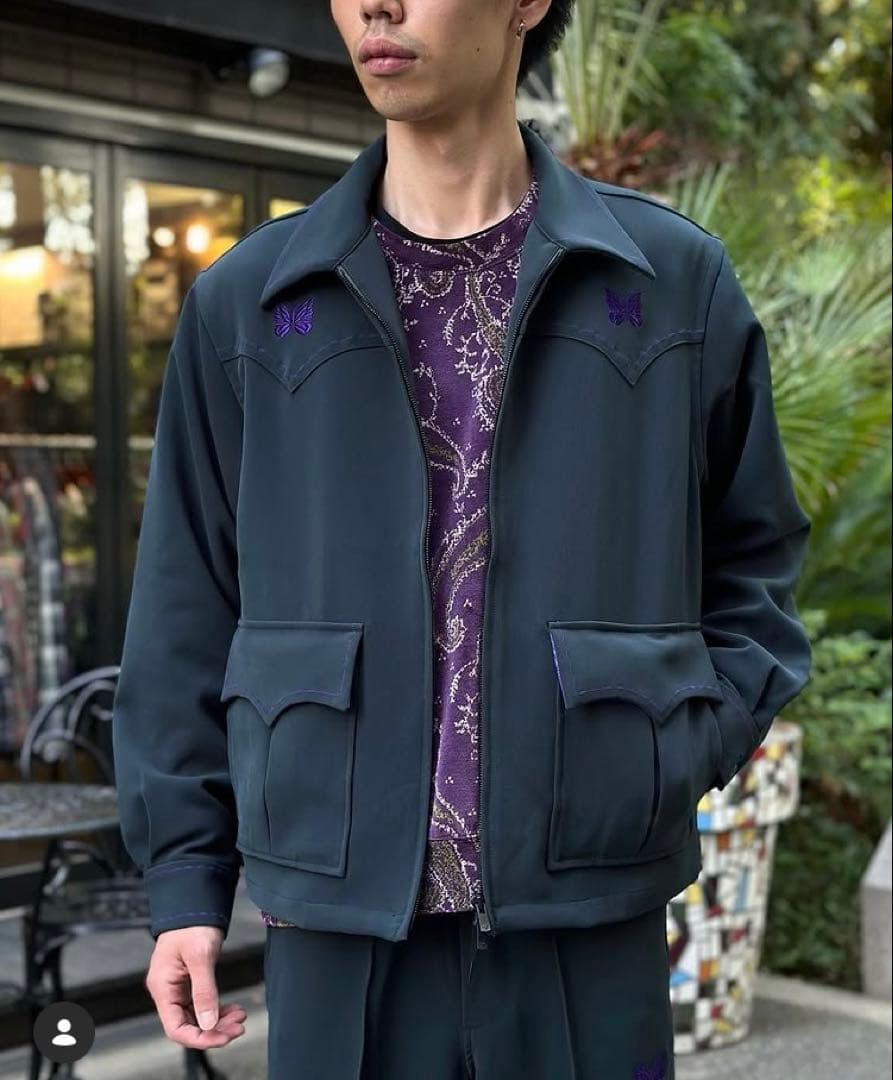 NEEDLES ウエスタンスポーツジャケット M Green