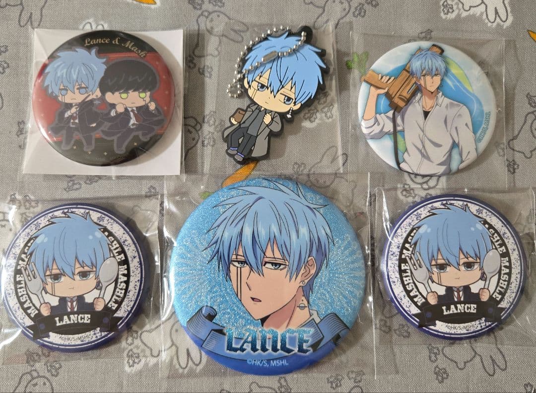 MASHLE ランス 缶バッジ&ラバマスまとめ売り - メルカリ