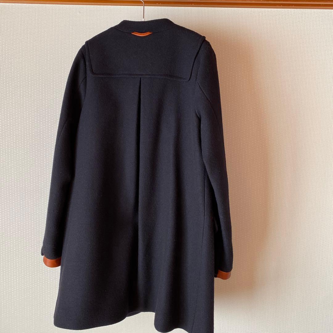 パラスパレス】ネイビーダッフルコート トグルボタン サイズ3（M相当