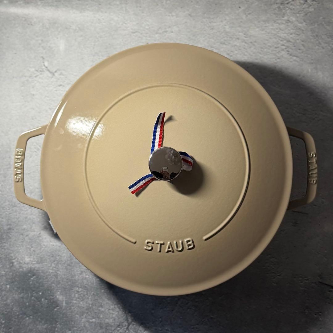STAUB ブレイザー・ソテーパン Chistera 28 cm, 鋳鉄、リネン