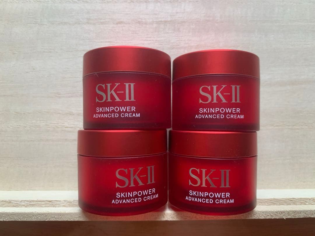 SK-II スキンパワーアドバンストクリーム 15ｇ×4個 エスケーツー