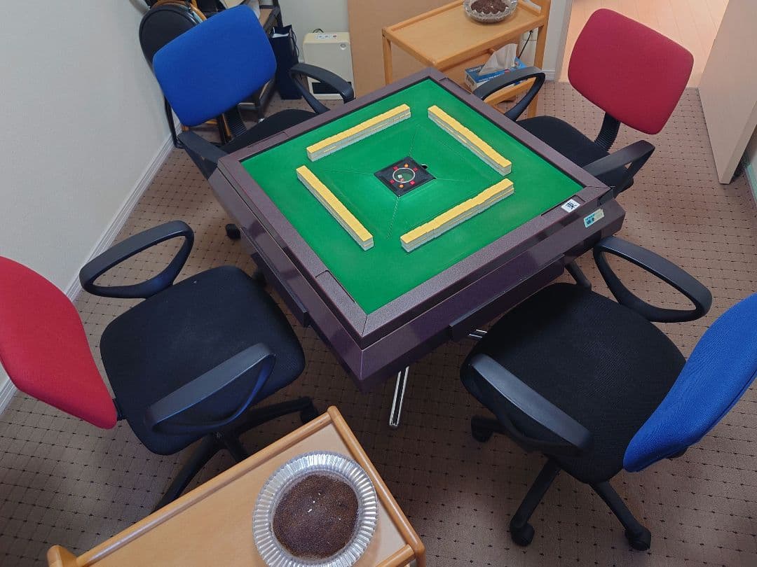 【動作OK】【送料込み】全自動麻雀卓 雀豪 マーク3　椅子&テーブルセット