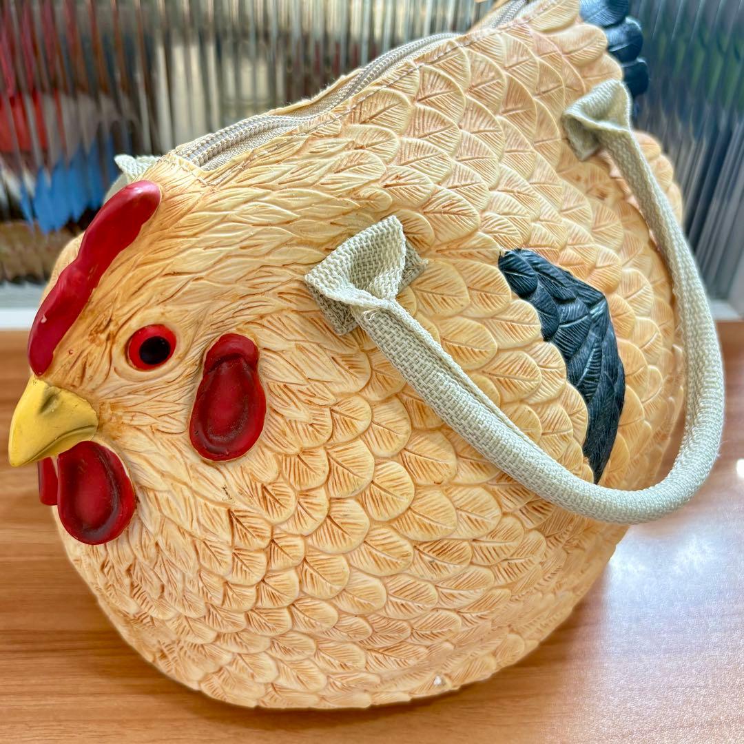 vintage ビンテージ　チキンバッグ　chicken bag にわとりバッグ
