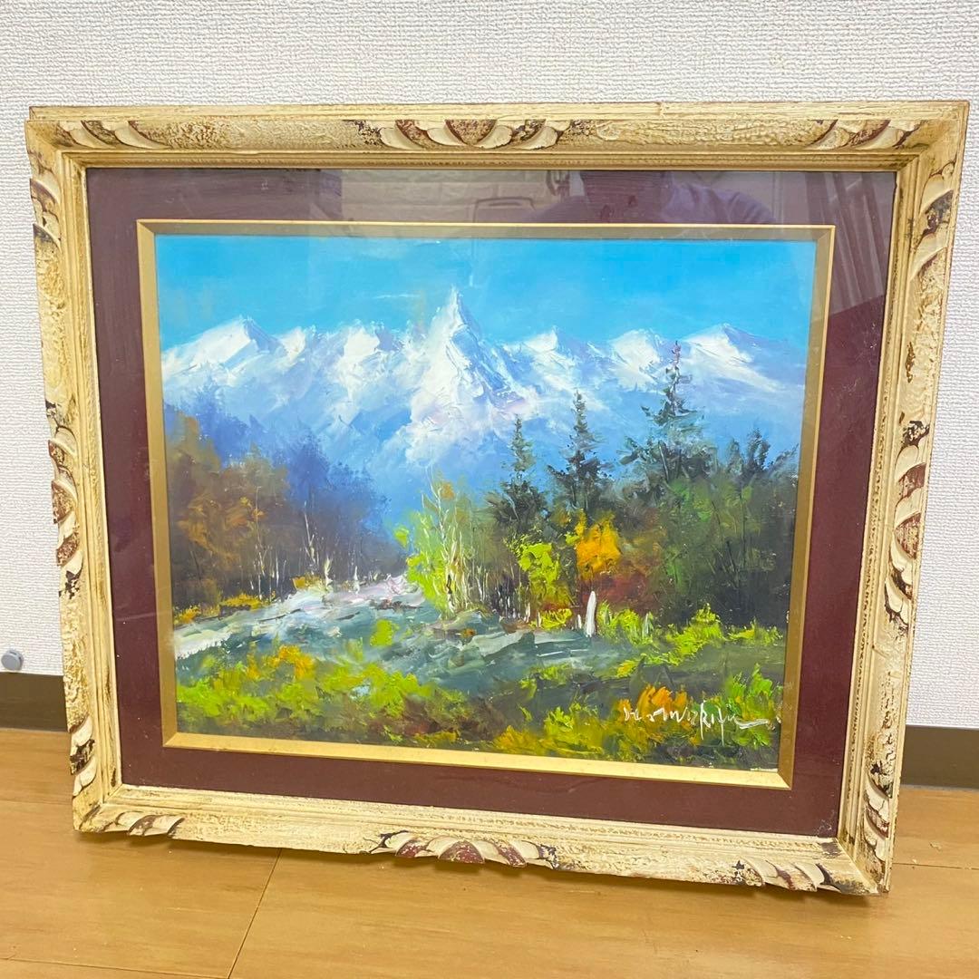 絵画 油絵 上高地 絵画 油絵 上高地 （大山功） 【海・山】【肉筆】【油絵】【日本の風景