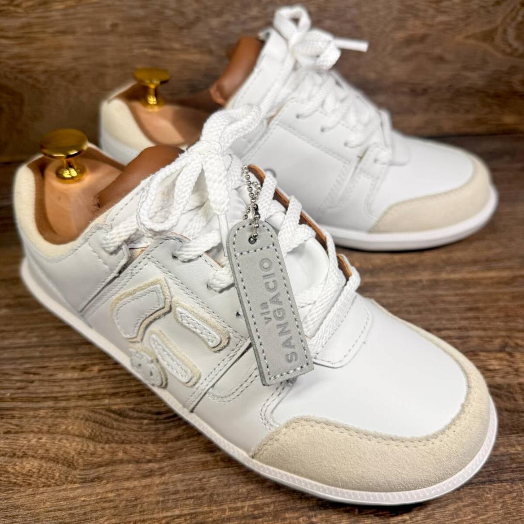 希少】◇SANGACIO◇サンガッチョ 22.5cm レザースニーカー 白 - メルカリ