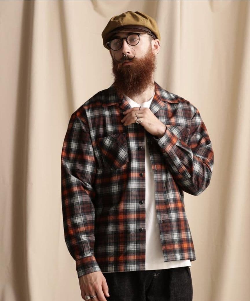 Schott オンブレチェックシャツ Mサイズ - メルカリ