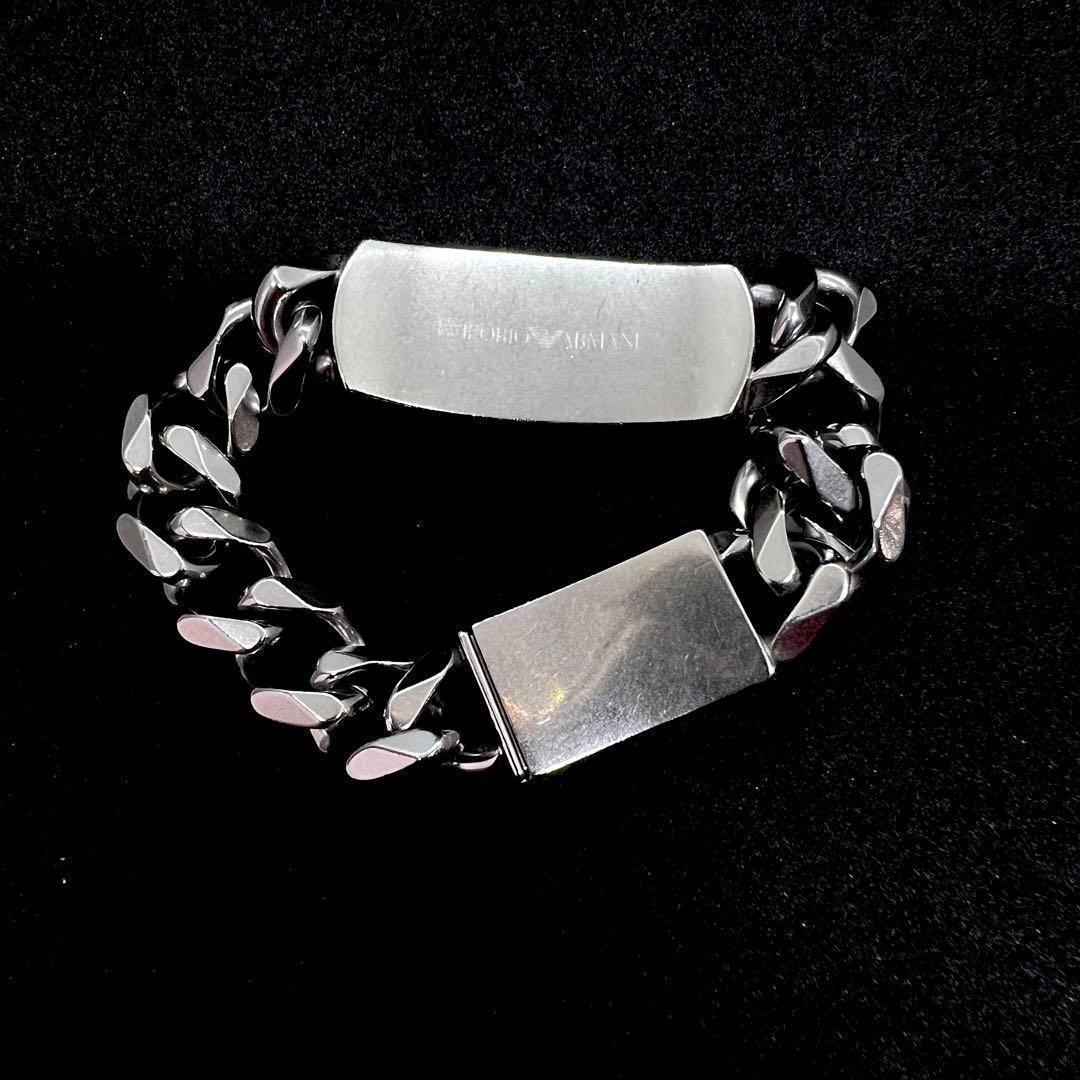 ユージ様専用 エンポリオアルマーニ 極太 喜平 ブレスレット ロゴ