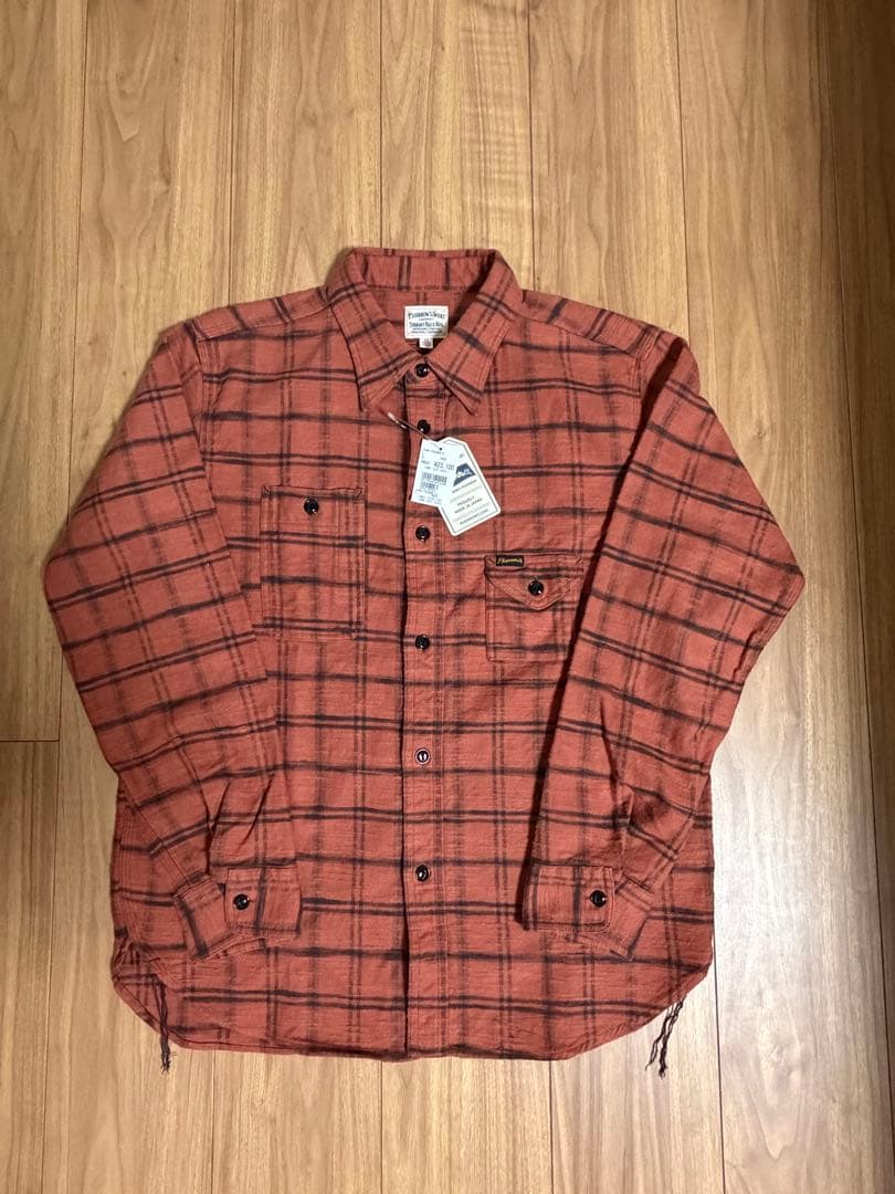 Pherrow's フェローズ ネルシャツ チェック ワークシャツ