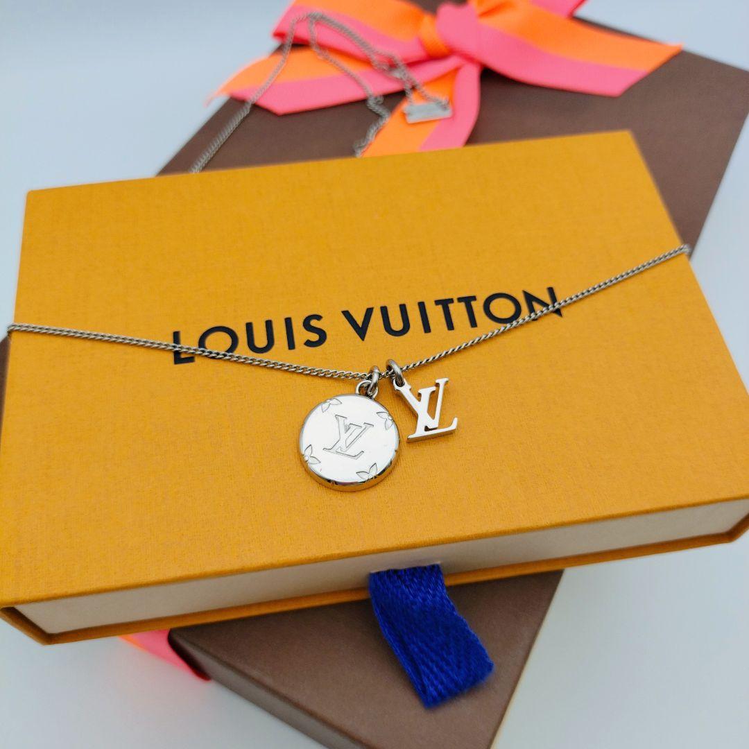 ✨極上美品✨ルイヴィトン リング ネックレス チェーン モノグラム　ゴールド