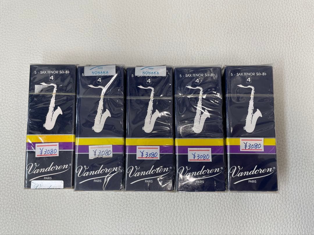 Vandorenテナーサックスリード ④【5箱セット】
