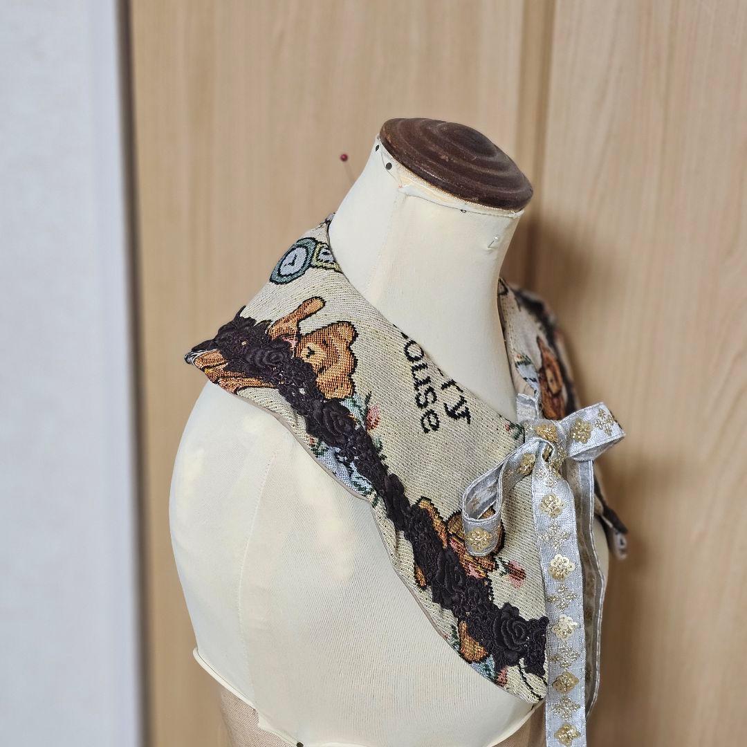 ゴブラン クマ テディベア つけ襟 ロリータ モード系 原宿 - メルカリ