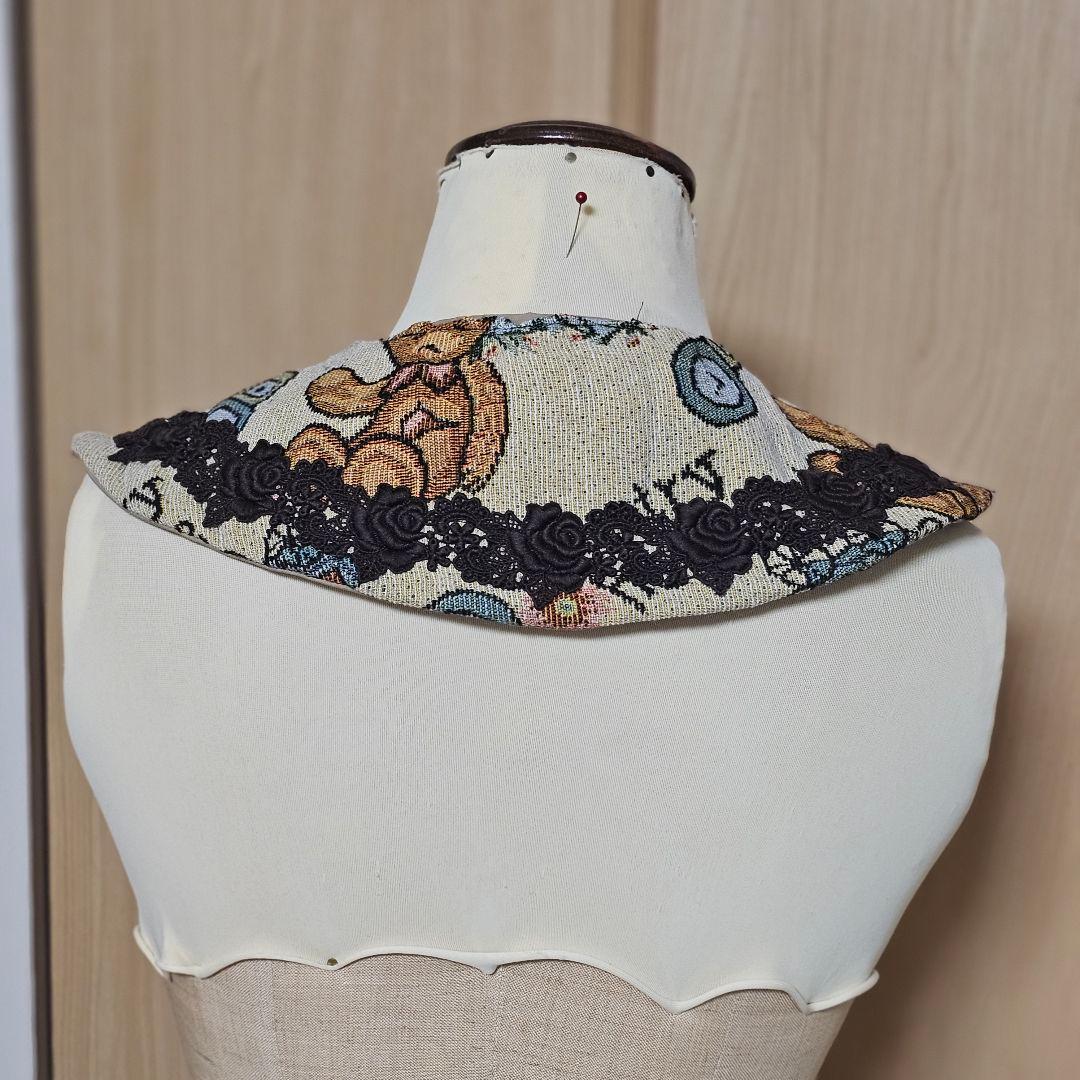 ゴブラン クマ テディベア つけ襟 ロリータ モード系 原宿 - メルカリ