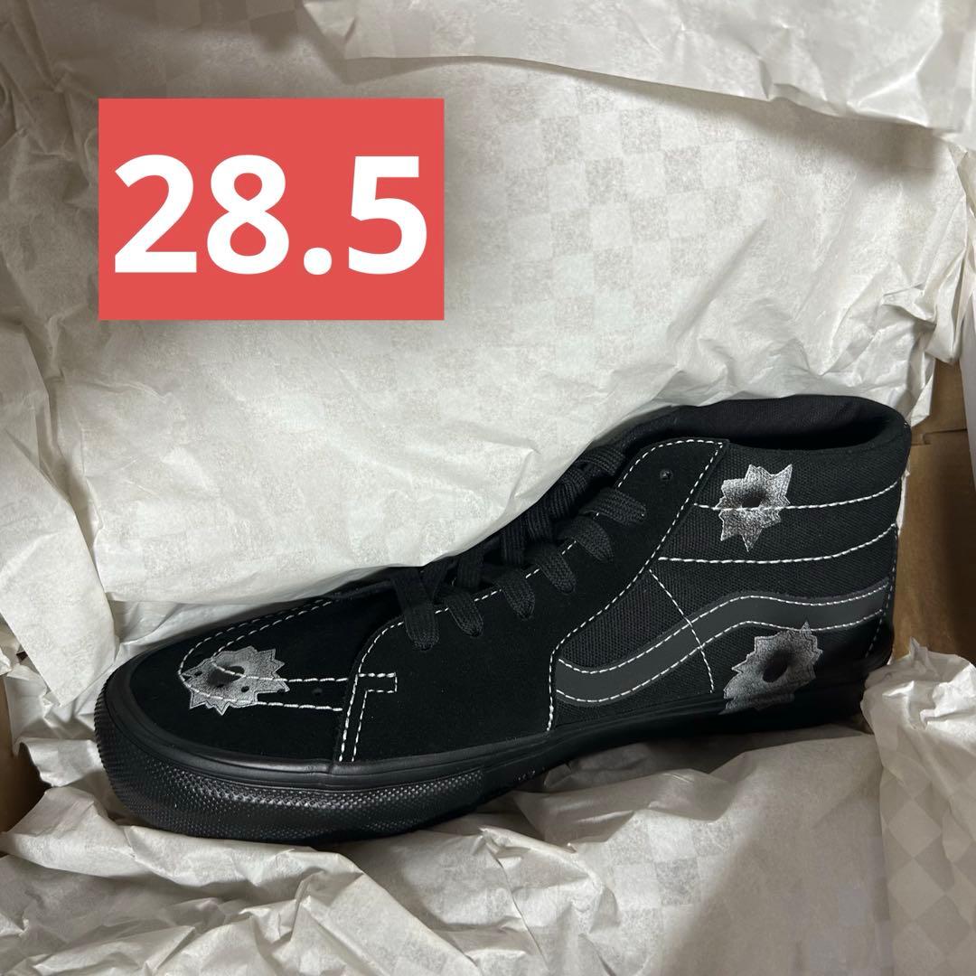 Supreme Vans Nate Lowman Skate Mid 28.5 - メルカリ