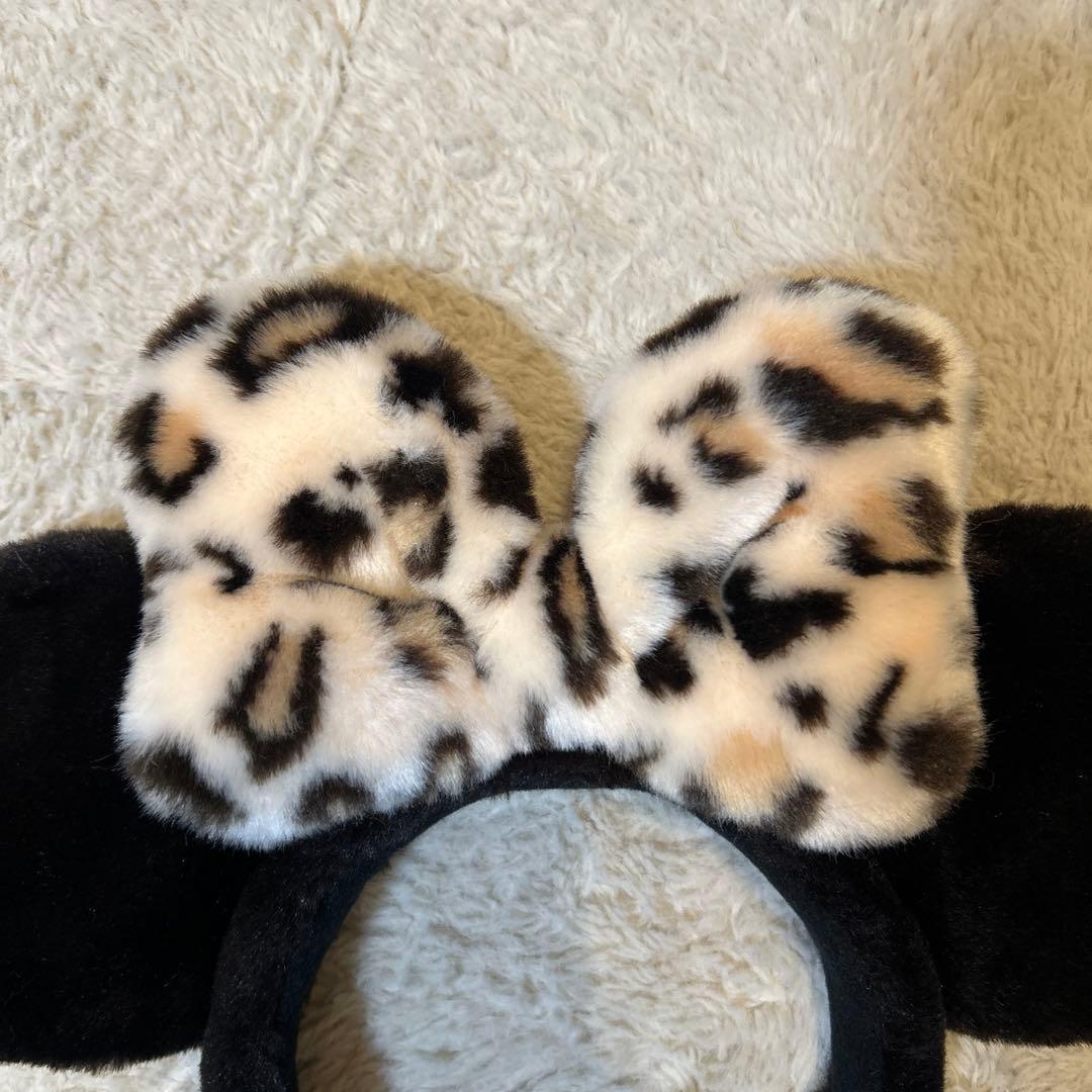 ミニーちゃん カチューシャ ヒョウ柄 レオパード - メルカリ