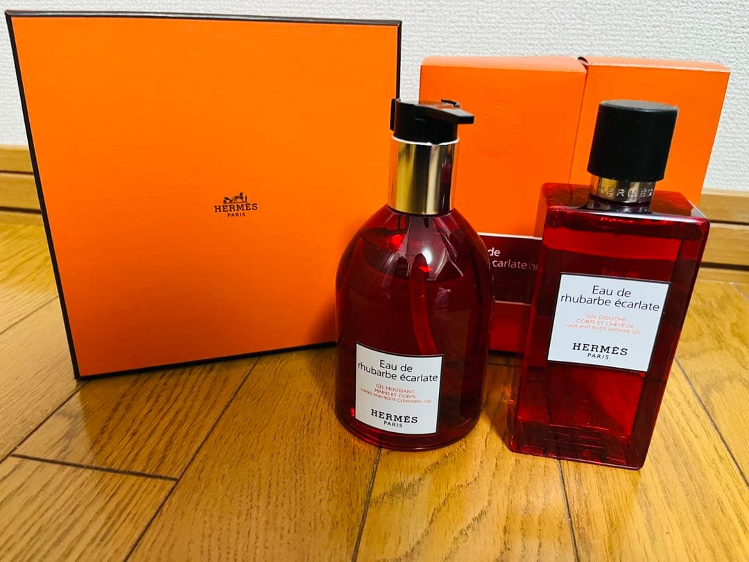 HERMES ヘア&ボディシャワージェル とハンド＆ボディクレンジングジェル新品